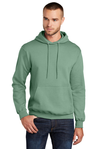 Port & Company Core Fleece Pullover Hooded Sweatshirt. PC78H Laurel Green
