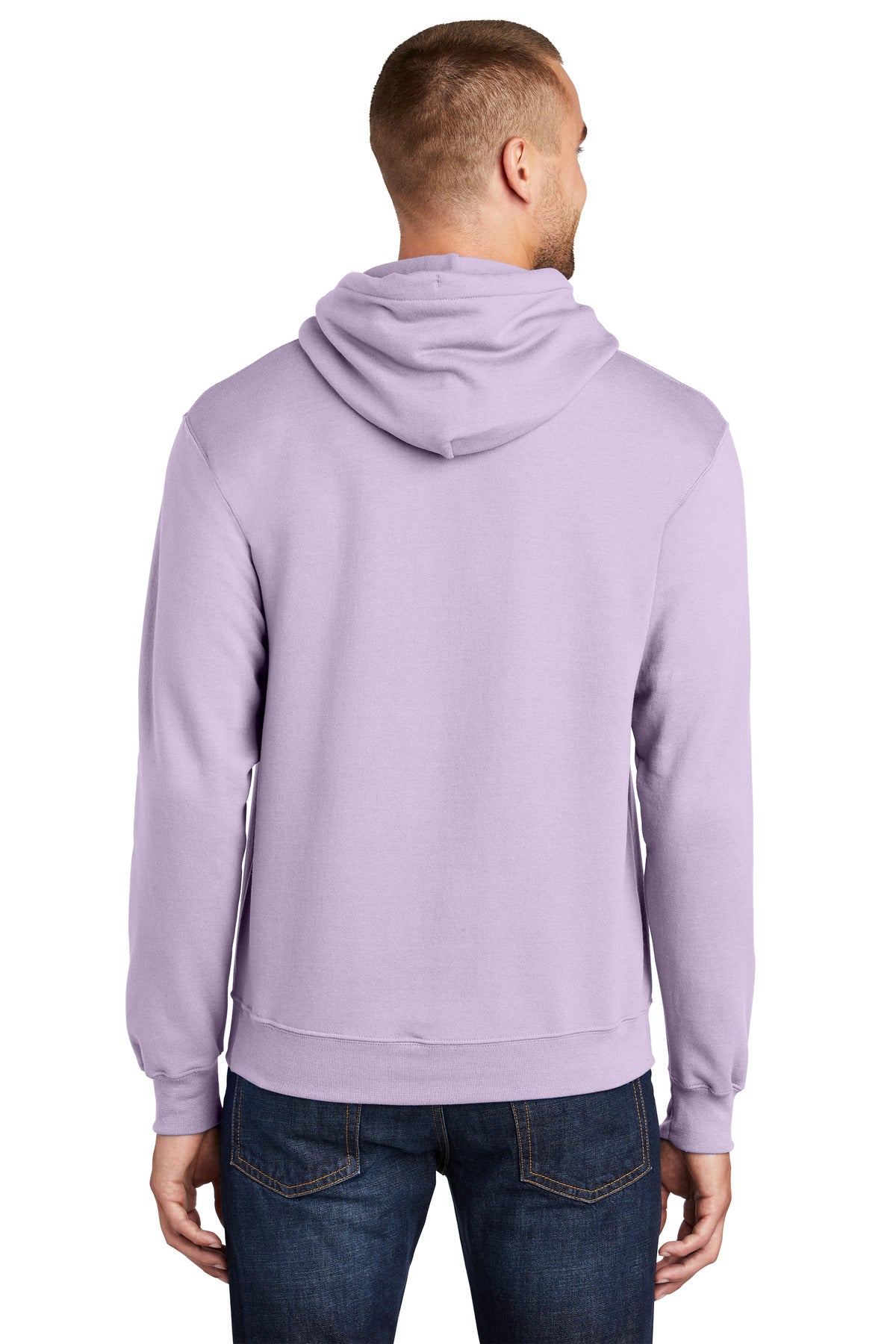 Port & Company Core Fleece Pullover Hooded Sweatshirt. PC78H Lavender
