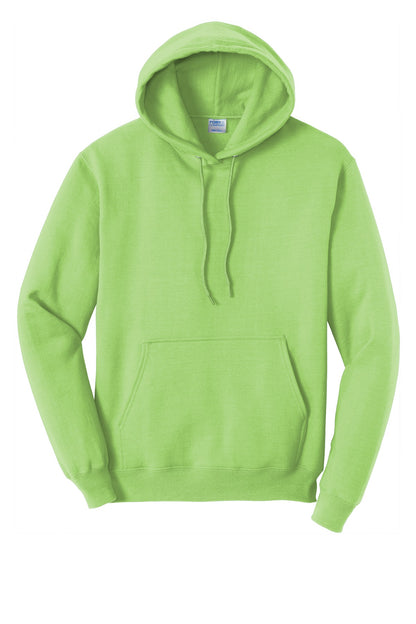 Port & Company Core Fleece Pullover Hooded Sweatshirt. PC78H Lime