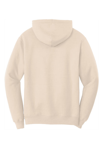 Port & Company Core Fleece Pullover Hooded Sweatshirt. PC78H Natural