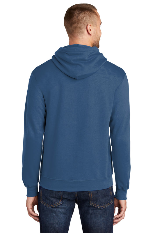 Port & Company Core Fleece Pullover Hooded Sweatshirt. PC78H Neptune Blue