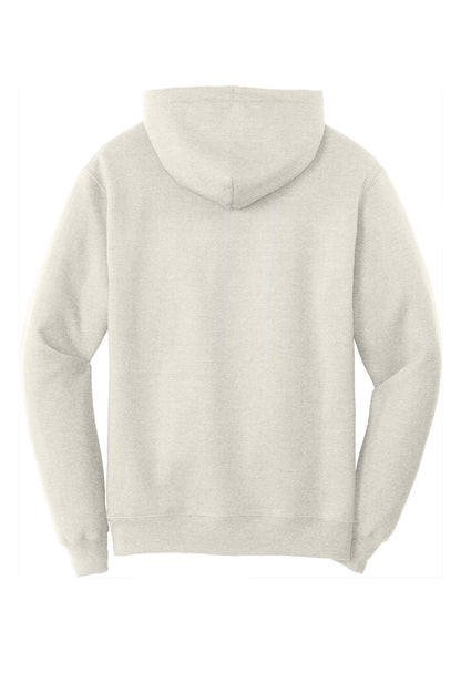 Port & Company Core Fleece Pullover Hooded Sweatshirt. PC78H Oatmeal Heather
