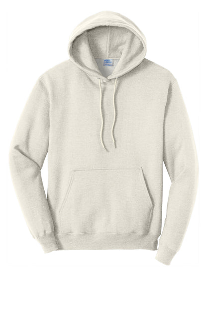 Port & Company Core Fleece Pullover Hooded Sweatshirt. PC78H Oatmeal Heather