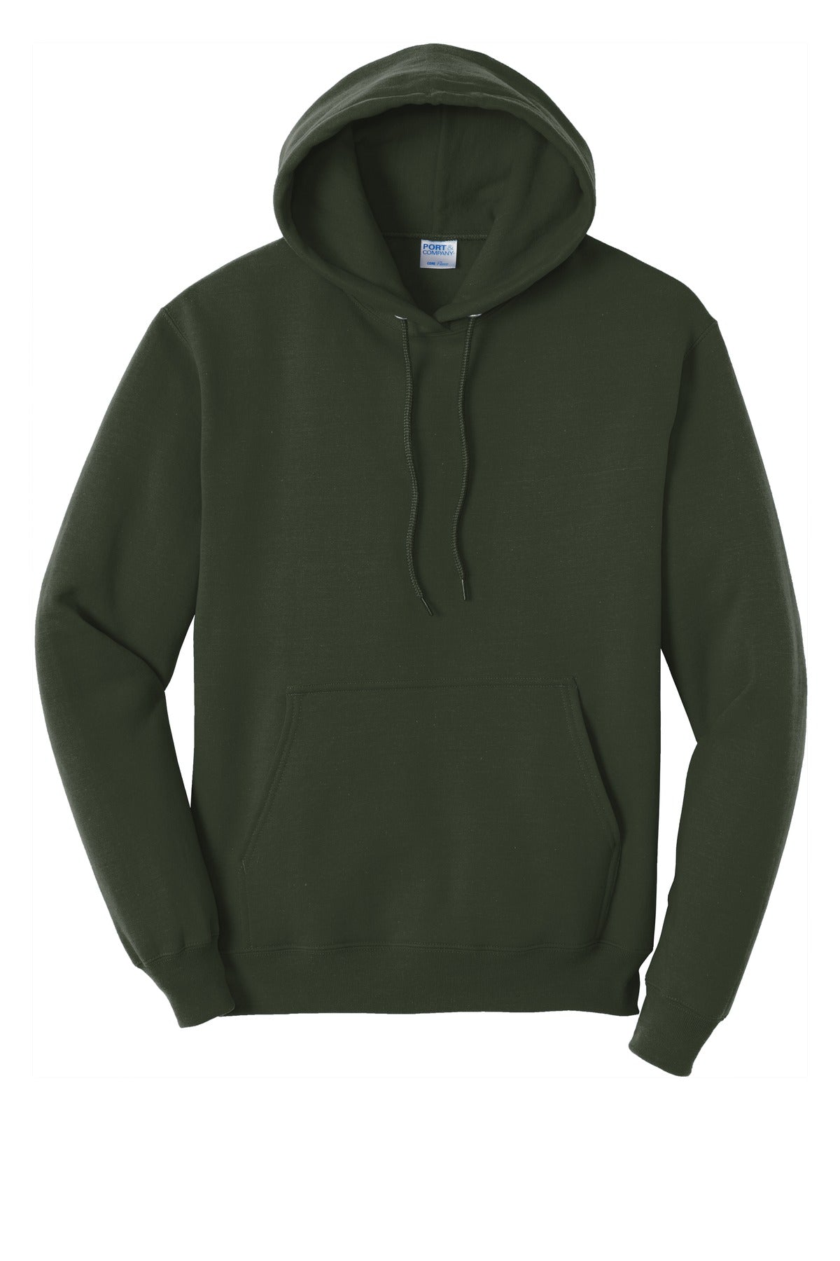 Port & Company Core Fleece Pullover Hooded Sweatshirt. PC78H Olive