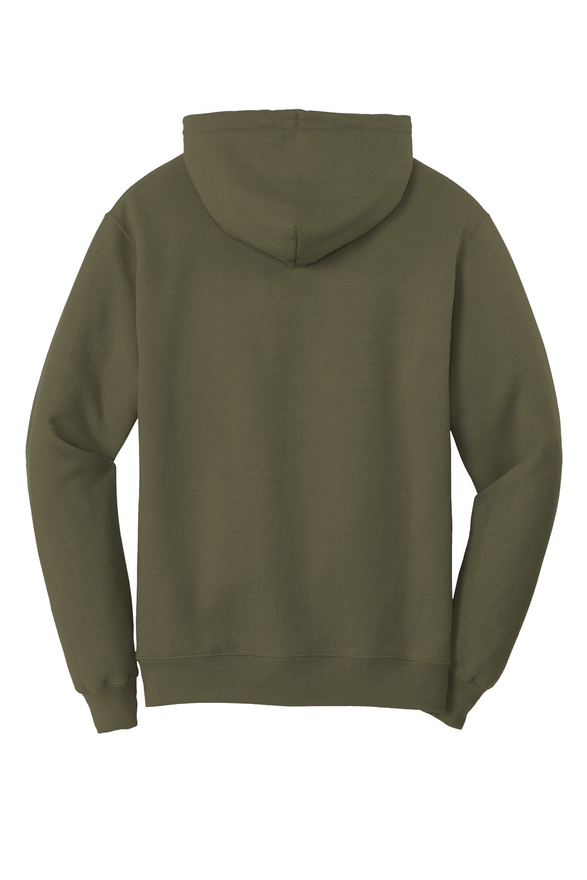 Port & Company Core Fleece Pullover Hooded Sweatshirt. PC78H Olive Drab Green