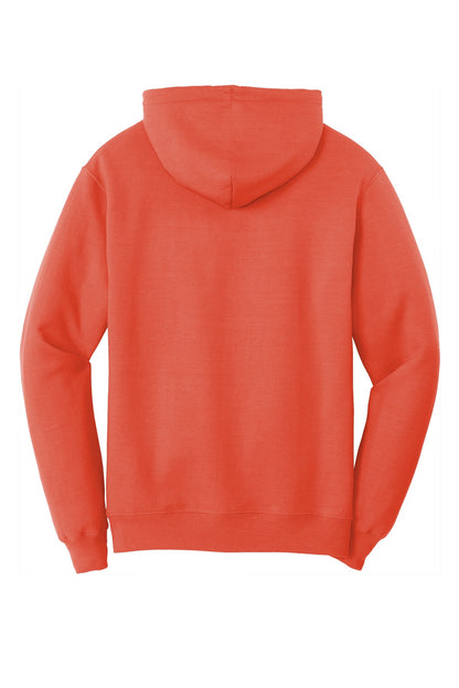 Port & Company Core Fleece Pullover Hooded Sweatshirt. PC78H Orange