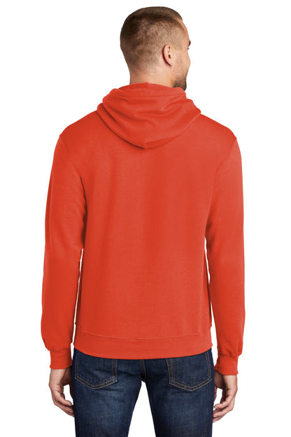 Port & Company Core Fleece Pullover Hooded Sweatshirt. PC78H Orange