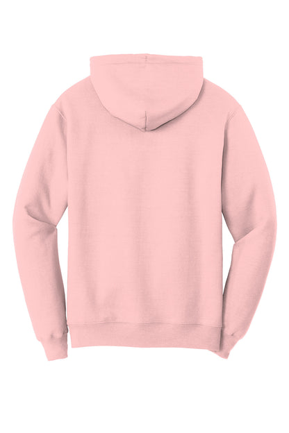 Port & Company Core Fleece Pullover Hooded Sweatshirt. PC78H Pale Blush