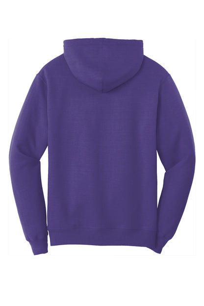 Port & Company Core Fleece Pullover Hooded Sweatshirt. PC78H Purple