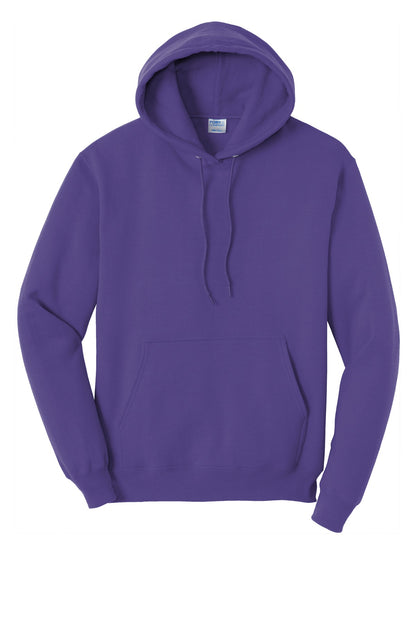 Port & Company Core Fleece Pullover Hooded Sweatshirt. PC78H Purple