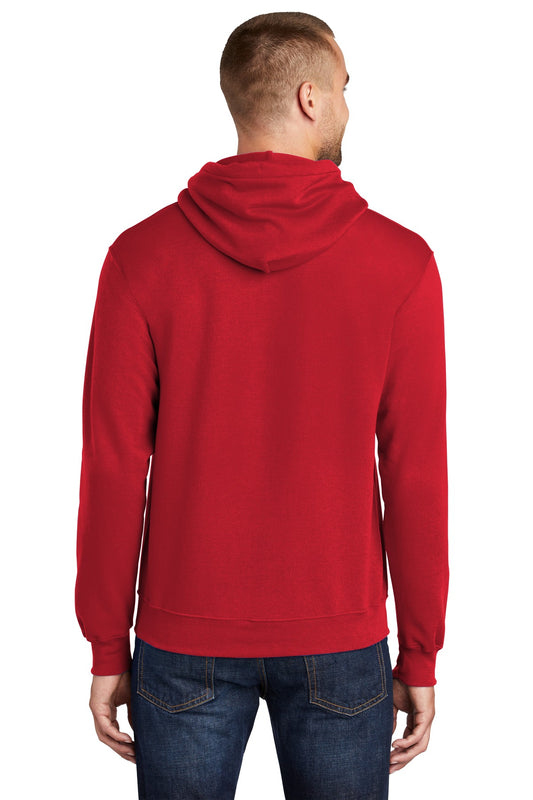 Port & Company Core Fleece Pullover Hooded Sweatshirt. PC78H Red