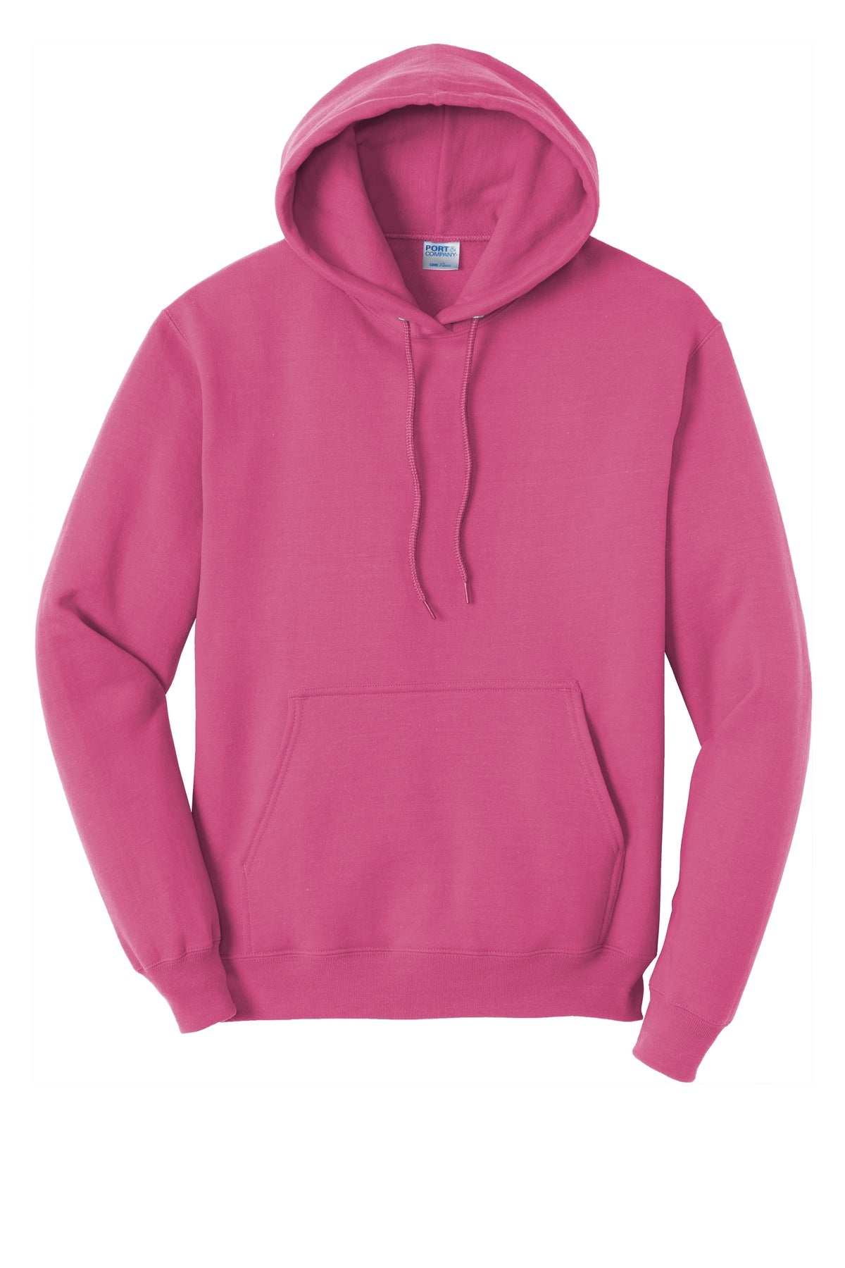 Port & Company Core Fleece Pullover Hooded Sweatshirt. PC78H Sangria