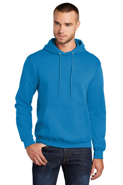 Port & Company Core Fleece Pullover Hooded Sweatshirt. PC78H Sapphire