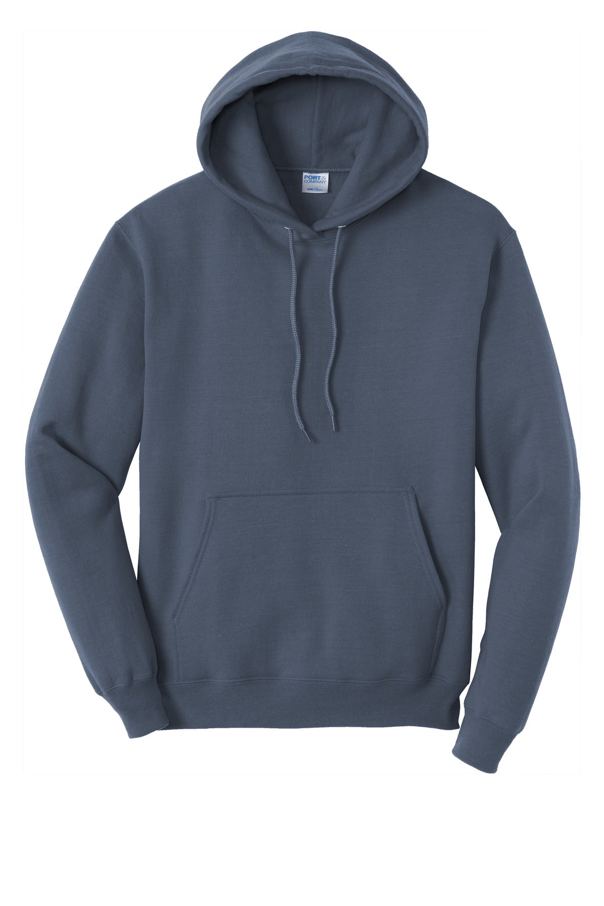 Port & Company Core Fleece Pullover Hooded Sweatshirt. PC78H Steel Blue