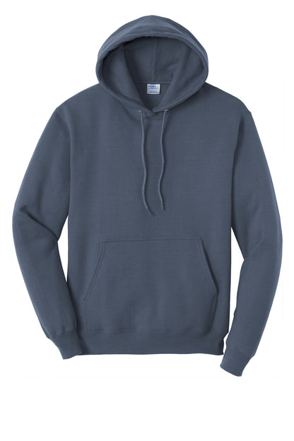 Port & Company Core Fleece Pullover Hooded Sweatshirt. PC78H Steel Blue