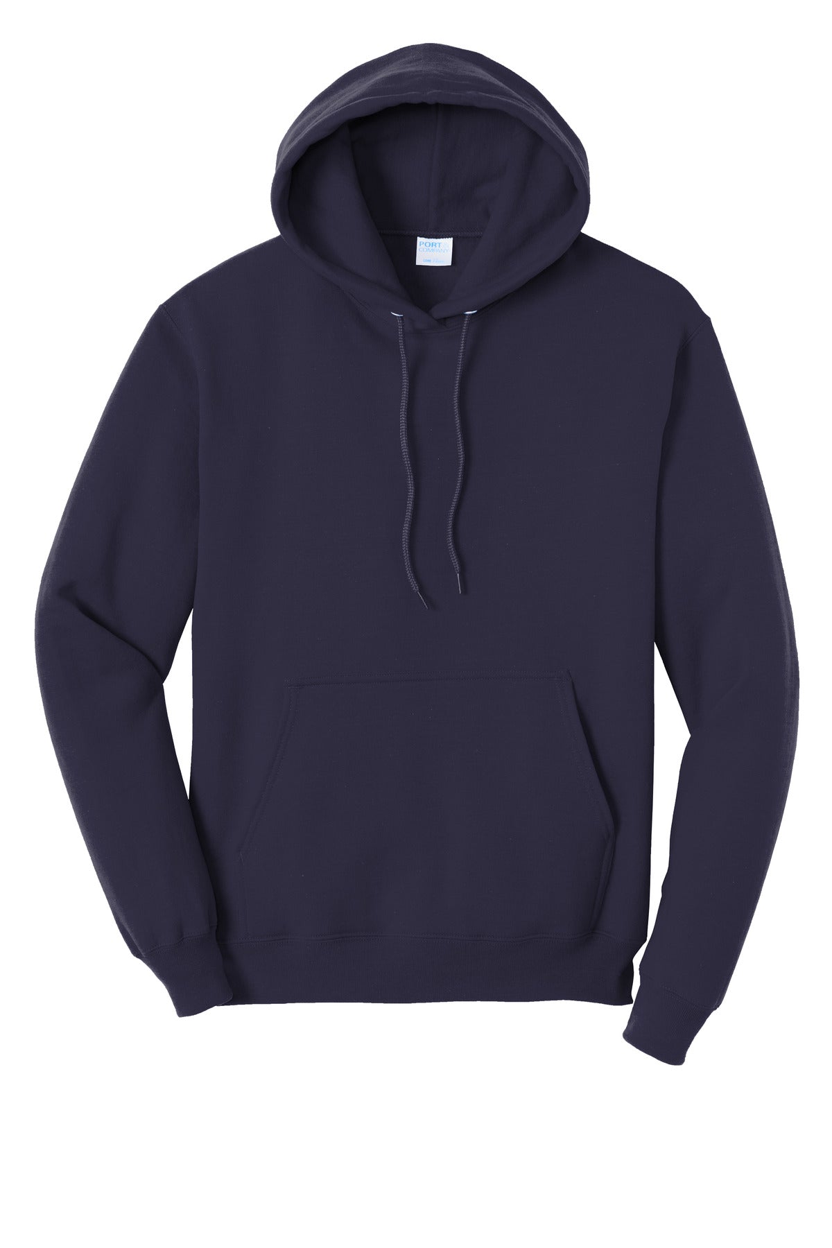 Port & Company Core Fleece Pullover Hooded Sweatshirt. PC78H True Navy