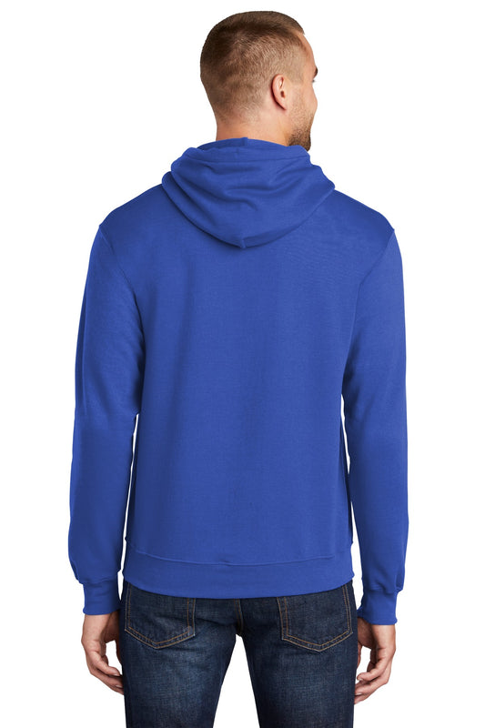 Port & Company Core Fleece Pullover Hooded Sweatshirt. PC78H True Royal