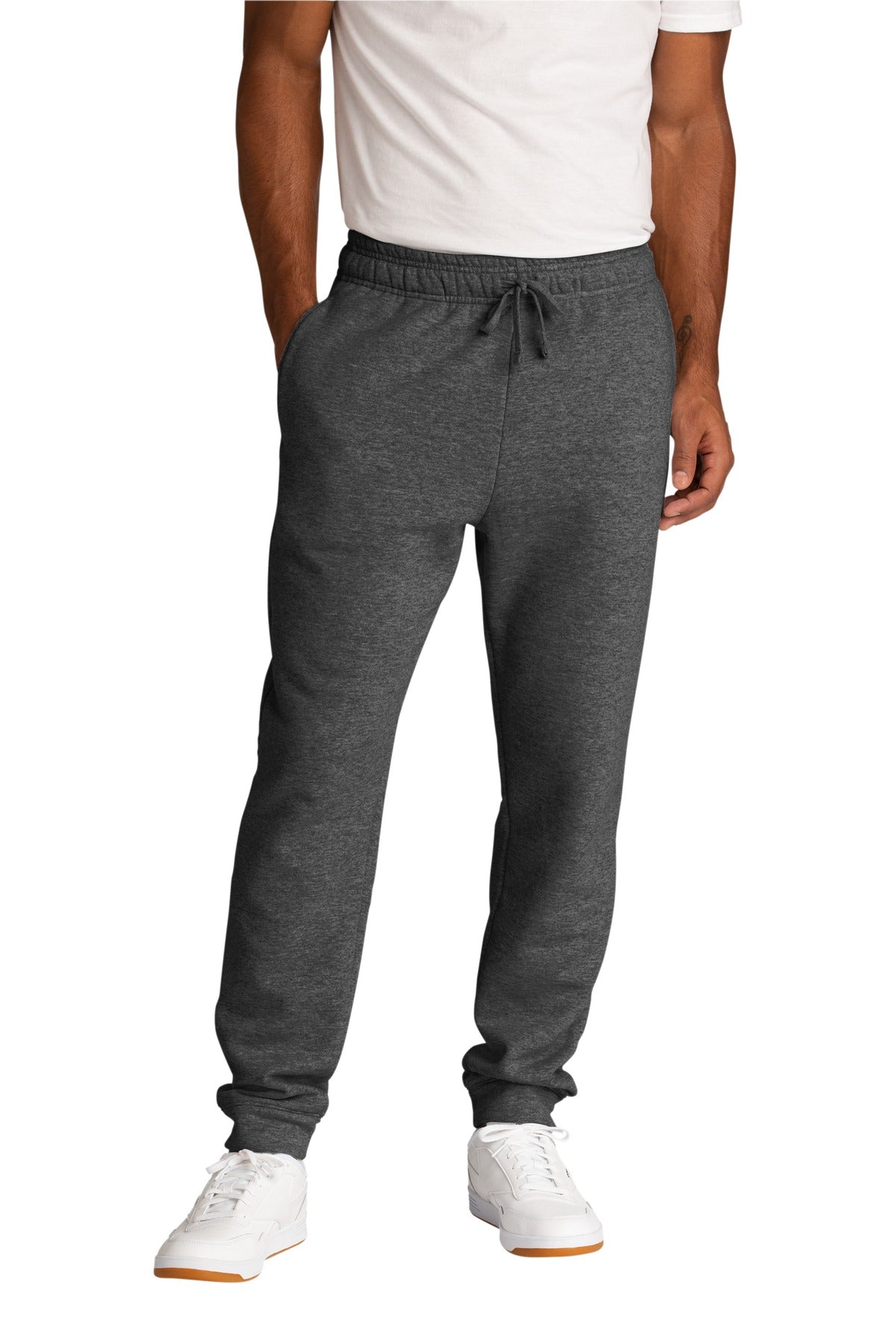 Port & Company  Core Fleece Jogger. PC78J Dark Heather Grey