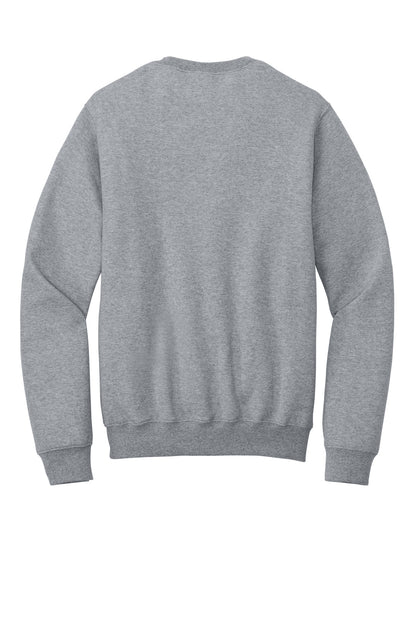 Port & Company Core Fleece Crewneck Pocket Sweatshirt PC78PKT Athletic Heather