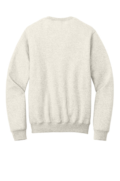 Port & Company Core Fleece Crewneck Pocket Sweatshirt PC78PKT Oatmeal Heather