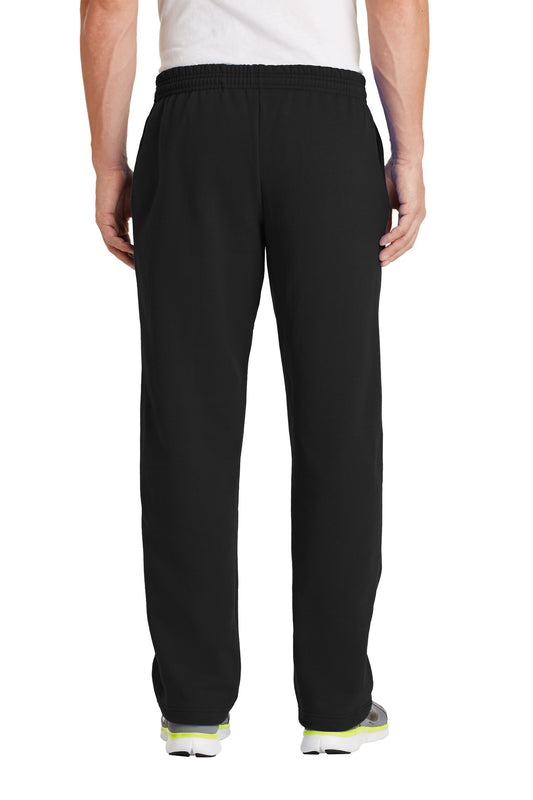 Port & Company Core Fleece Sweatpant with Pockets. PC78P Jet Black