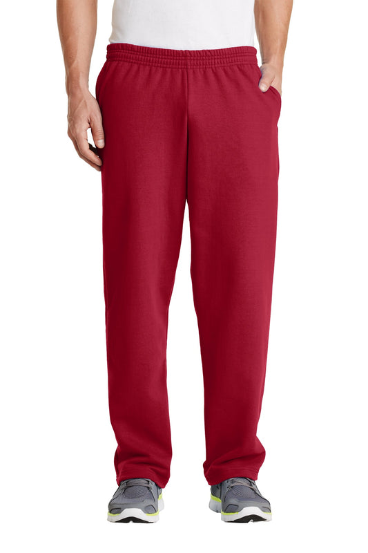 Port & Company Core Fleece Sweatpant with Pockets. PC78P Red