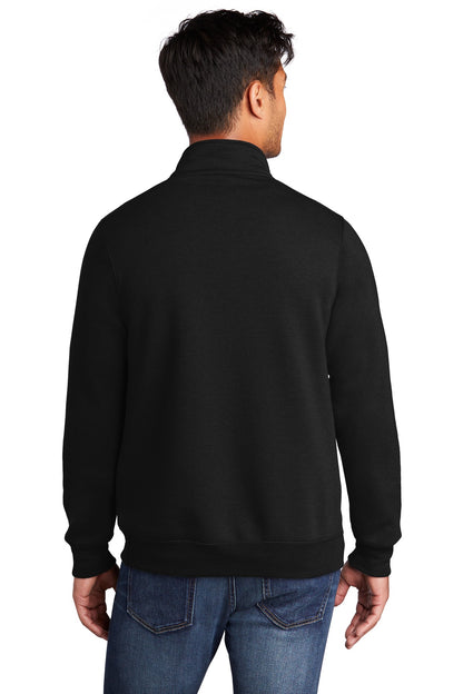 Port & Company  Core Fleece 1/4-Zip Pullover Sweatshirt PC78Q Jet Black