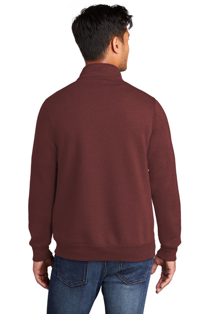 Port & Company  Core Fleece 1/4-Zip Pullover Sweatshirt PC78Q Maroon