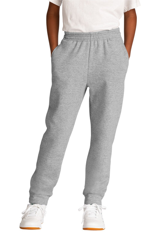 Port & Company  Youth Core Fleece Jogger. PC78YJ Athletic Heather