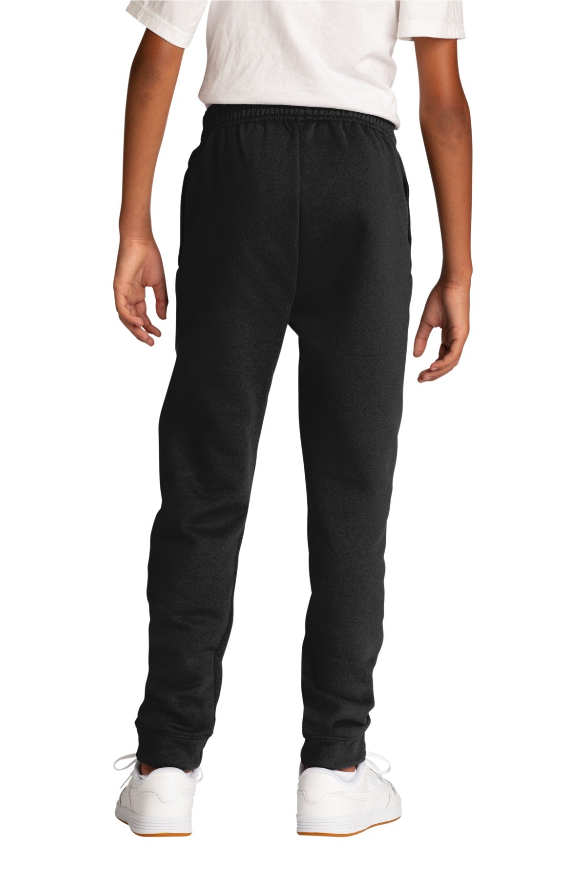 Port & Company  Youth Core Fleece Jogger. PC78YJ Jet Black