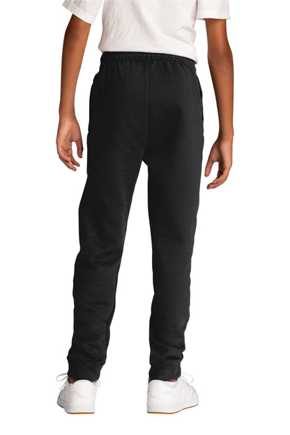 Port & Company  Youth Core Fleece Jogger. PC78YJ Jet Black