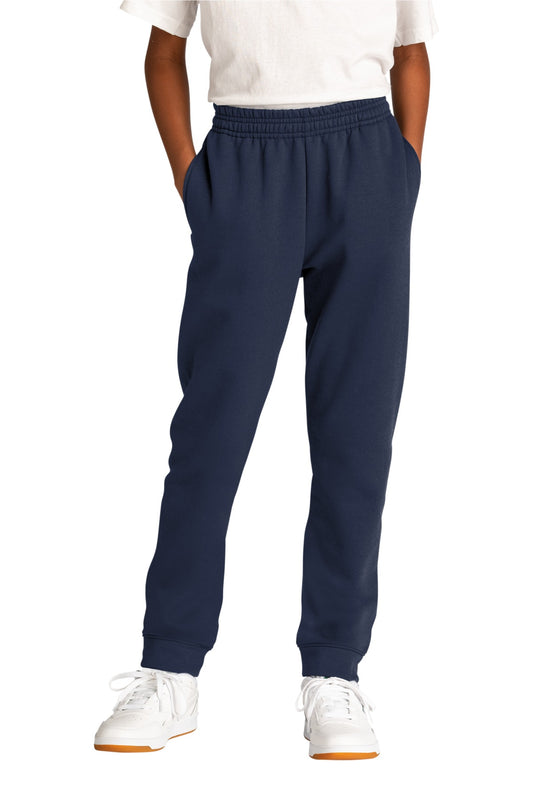 Port & Company  Youth Core Fleece Jogger. PC78YJ Navy
