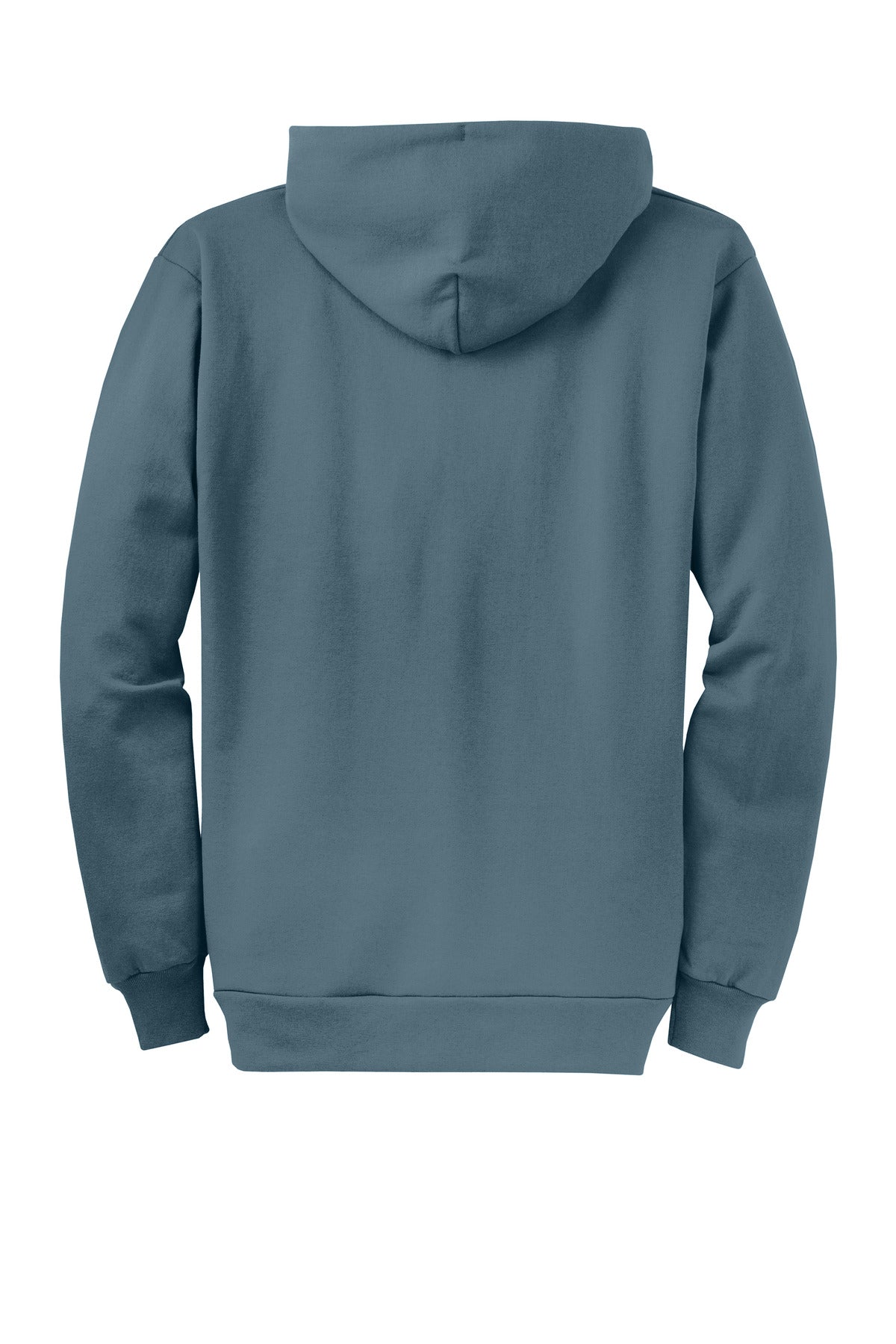 Port & Company Core Fleece Full-Zip Hooded Sweatshirt. PC78ZH Steel Blue