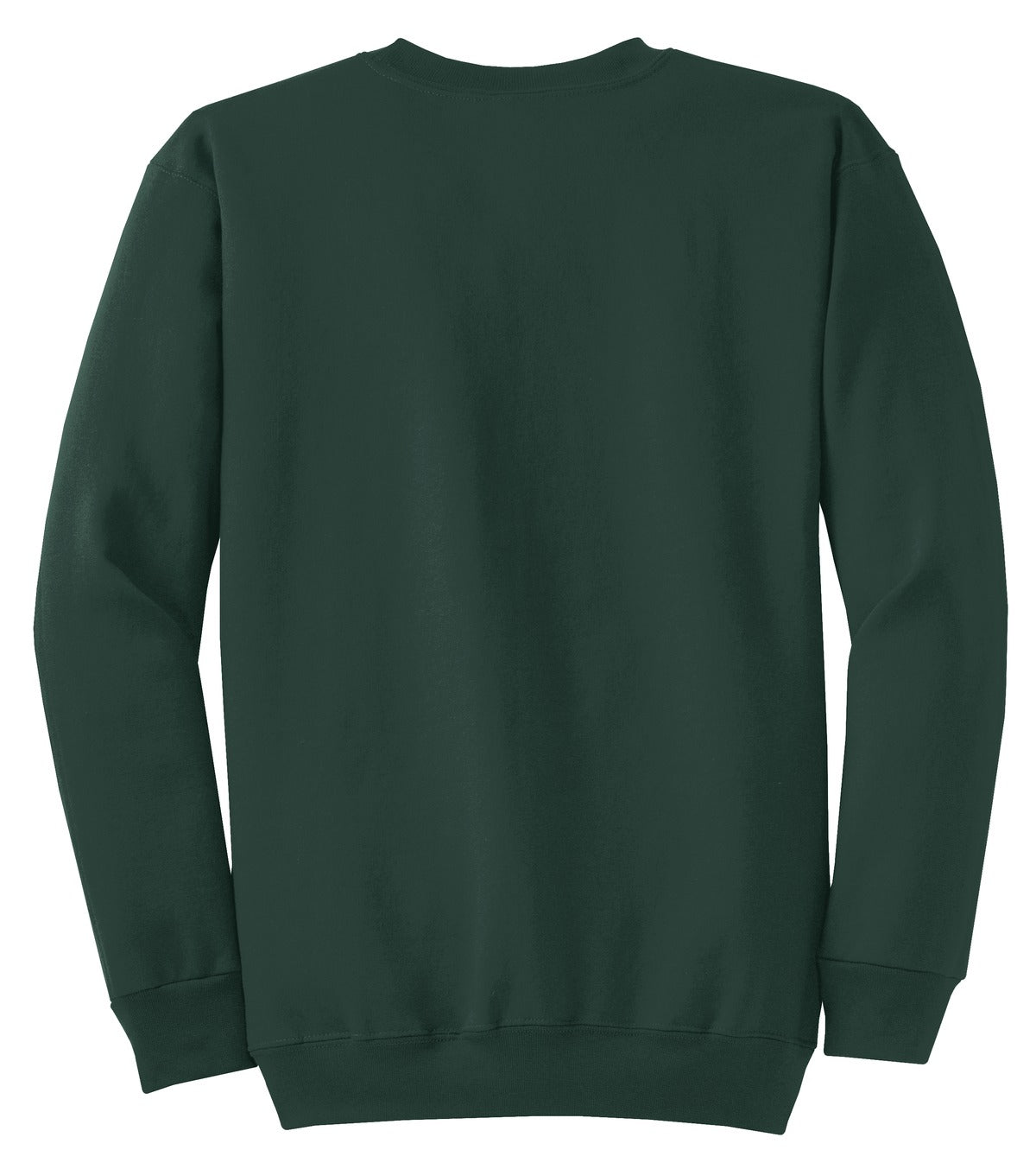 Port & Company Core Fleece Crewneck Sweatshirt. PC78 Dark Green