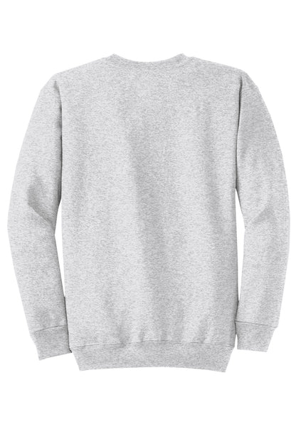Port & Company Core Fleece Crewneck Sweatshirt. PC78 Ash