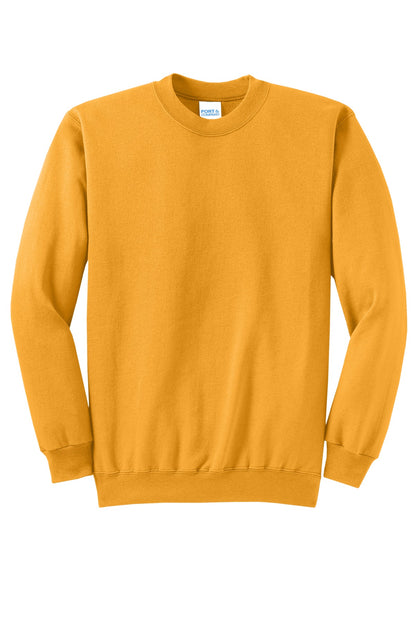 Port & Company Core Fleece Crewneck Sweatshirt. PC78 Gold