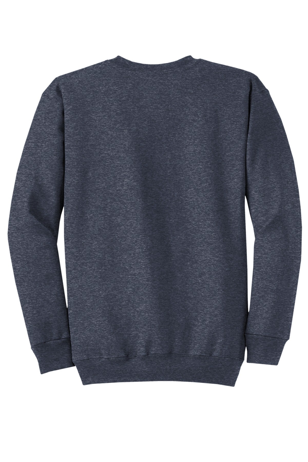 Port & Company Core Fleece Crewneck Sweatshirt. PC78 Heather Navy