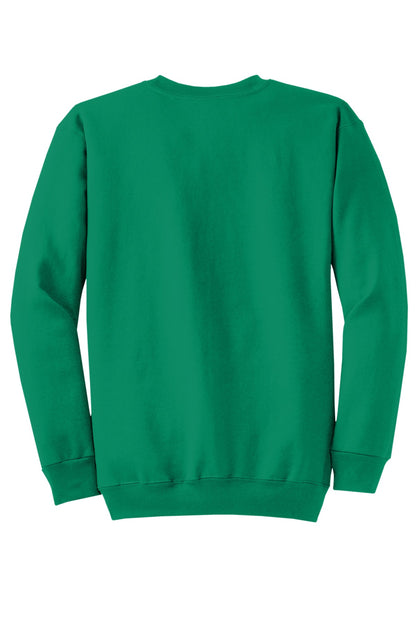 Port & Company Core Fleece Crewneck Sweatshirt. PC78 Kelly