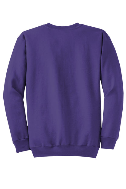 Port & Company Core Fleece Crewneck Sweatshirt. PC78 Purple