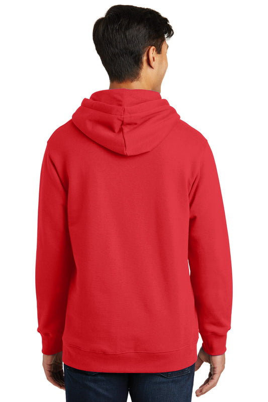 Port & Company Fan Favorite Fleece Pullover Hooded Sweatshirt. PC850H Bright Red