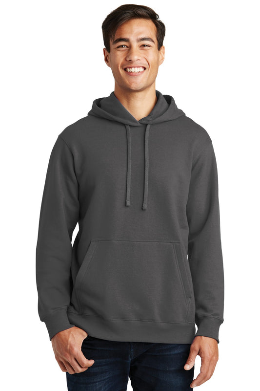 Port & Company Fan Favorite Fleece Pullover Hooded Sweatshirt. PC850H Charcoal