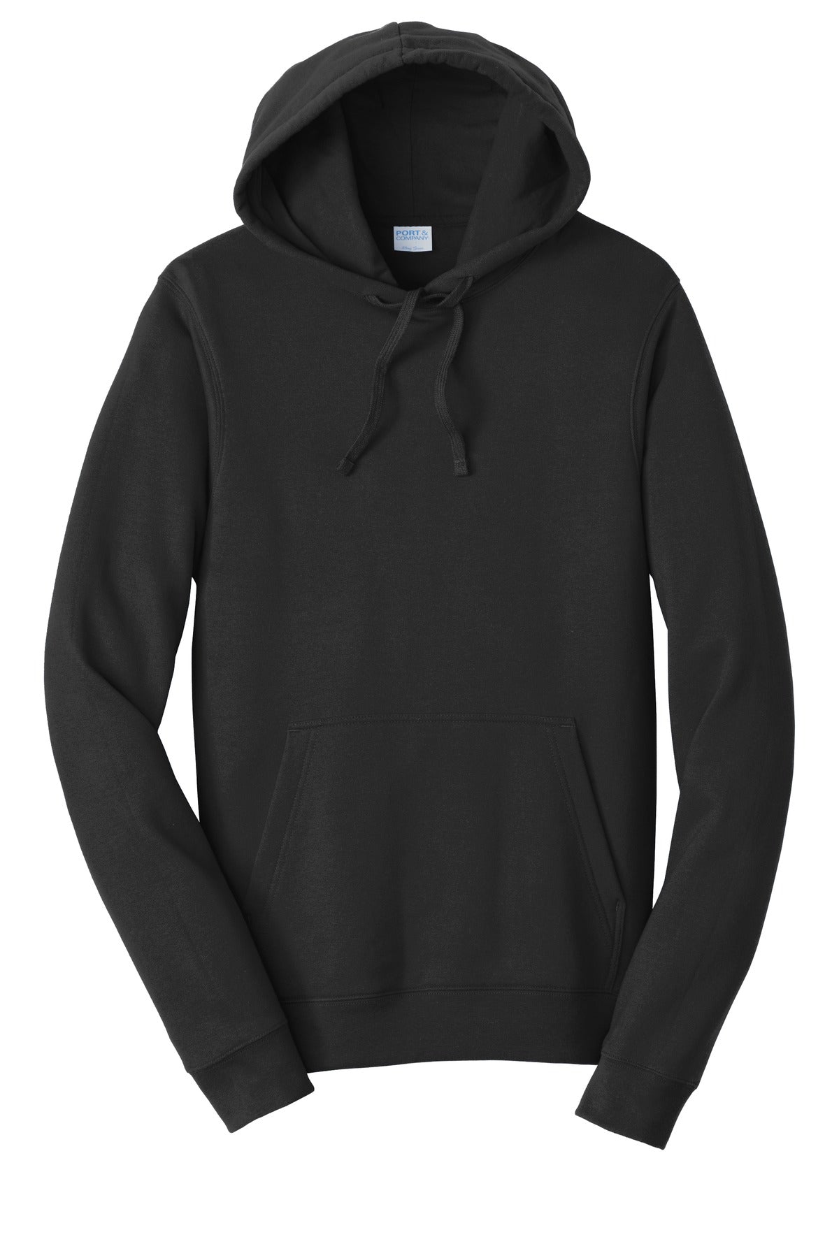 Port & Company Fan Favorite Fleece Pullover Hooded Sweatshirt. PC850H Jet Black