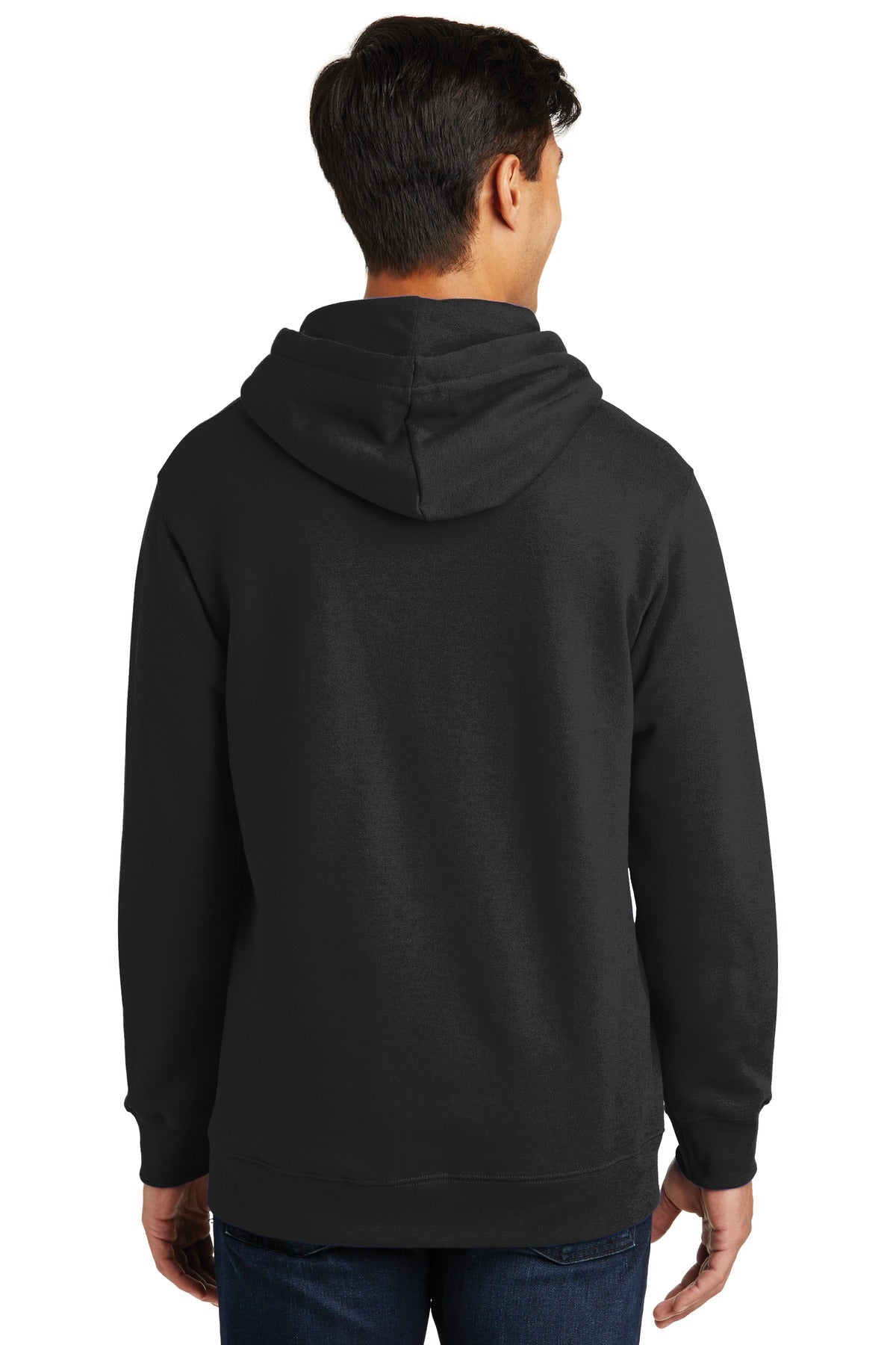 Port & Company Fan Favorite Fleece Pullover Hooded Sweatshirt. PC850H Jet Black