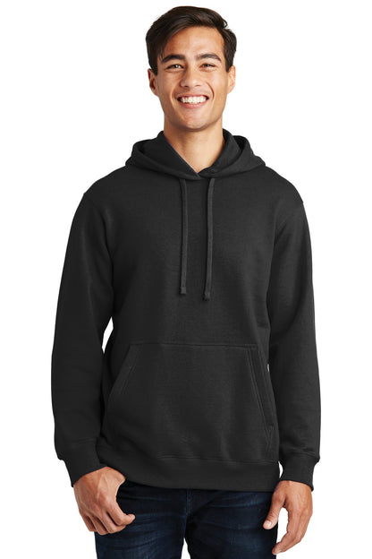 Port & Company Fan Favorite Fleece Pullover Hooded Sweatshirt. PC850H Jet Black
