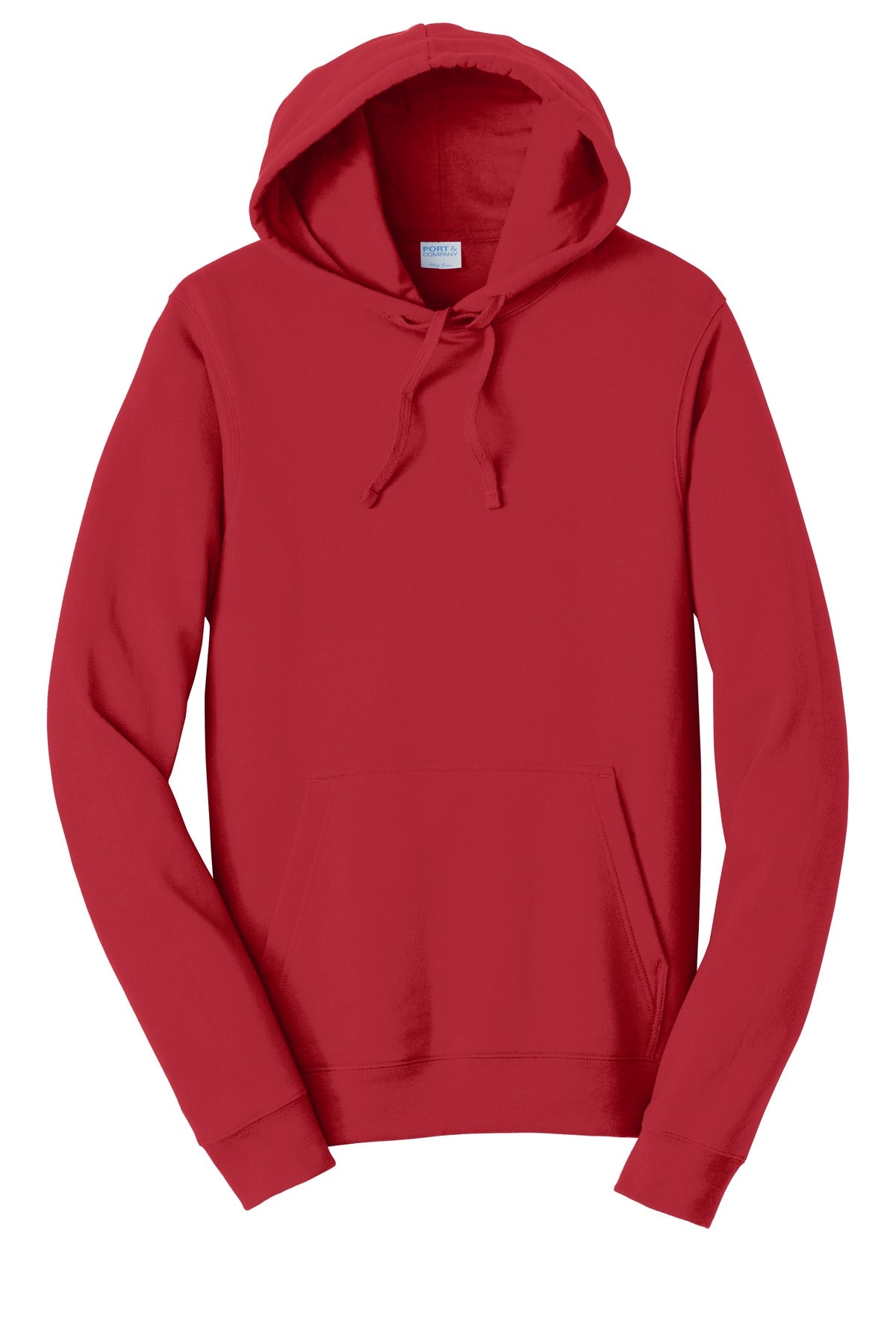 Port & Company Fan Favorite Fleece Pullover Hooded Sweatshirt. PC850H Team Cardinal