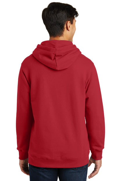Port & Company Fan Favorite Fleece Pullover Hooded Sweatshirt. PC850H Team Cardinal