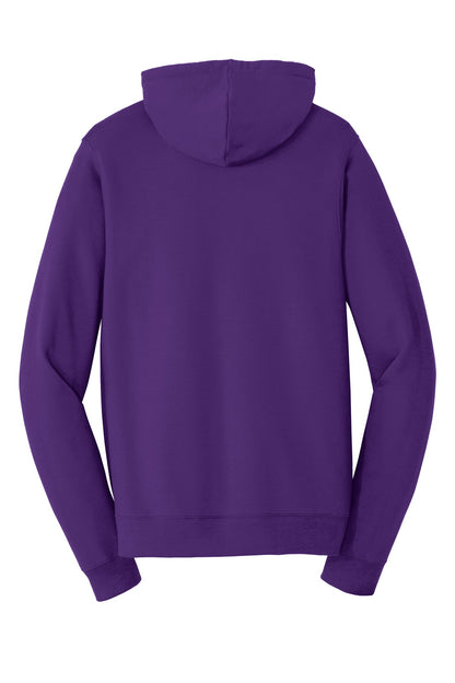Port & Company Fan Favorite Fleece Pullover Hooded Sweatshirt. PC850H Team Purple