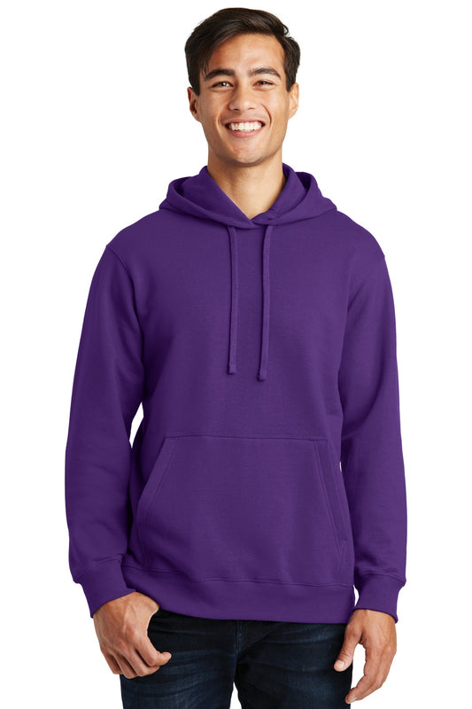 Port & Company Fan Favorite Fleece Pullover Hooded Sweatshirt. PC850H Team Purple