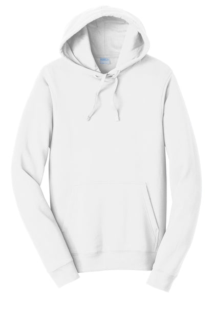 Port & Company Fan Favorite Fleece Pullover Hooded Sweatshirt. PC850H White