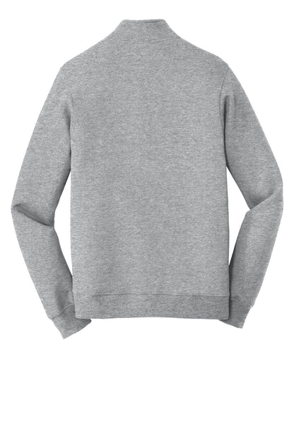 Port & Company Fan Favorite Fleece 1/4-Zip Pullover Sweatshirt. PC850Q Athletic Heather